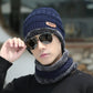2 Pcs Wool Beanie And Neck Warmer