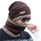 2 Pcs Wool Beanie And Neck Warmer