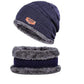 Beanie Wool Cap With Neck Warmer